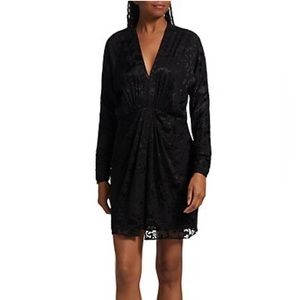 rag & bone Eloise Burnout Minidress Size 2 Color Black perfect black dre…